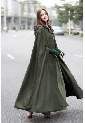 Four-color hooded tie shawl Limorista