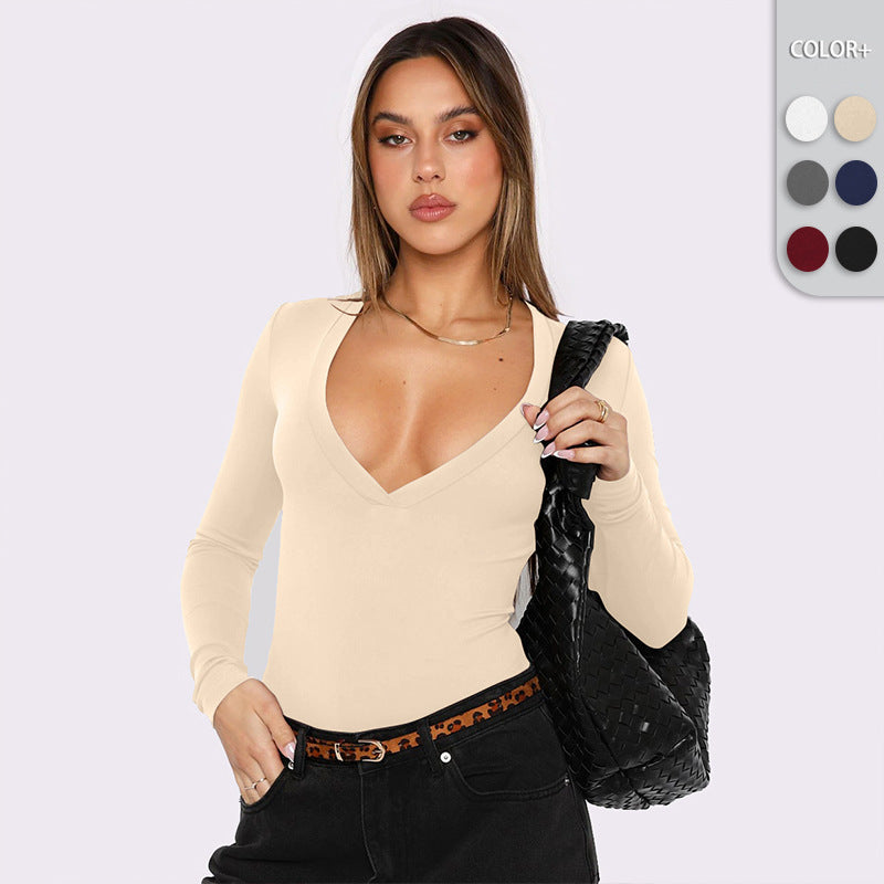 Fashionable All-match Short Long Sleeve Women Limorista