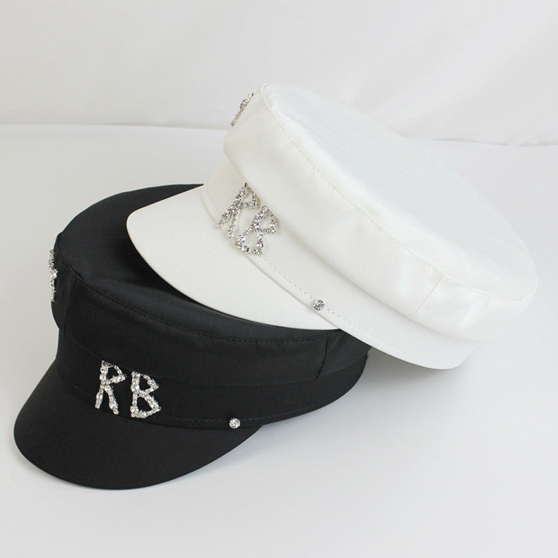 Navy Hat Fashion Outdoor Newspaper Boy Hat Cap Limorista