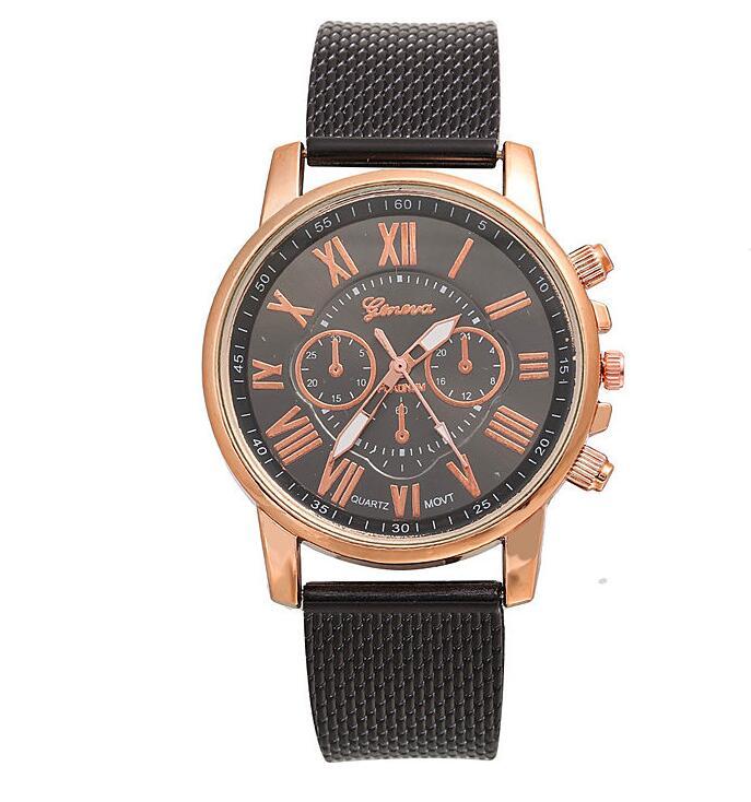 PVC multi-color face bracelet watch Roman digital face quartz watch WISH hot sale ladies Geneva watch Limorista
