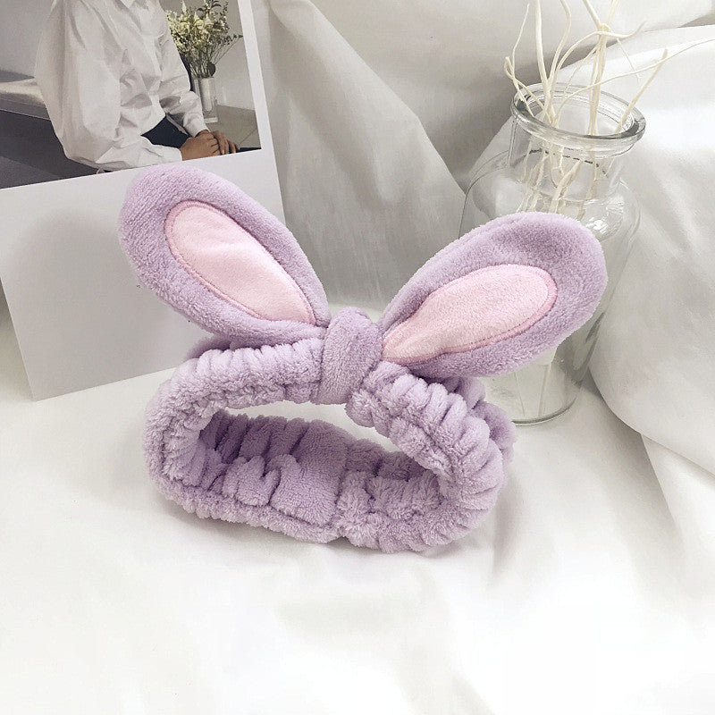 Rabbit Ear Washing Makeup Headband Limorista