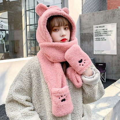 Bear ears scarf hat Limorista