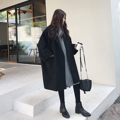 Long coat in woolen coat Limorista