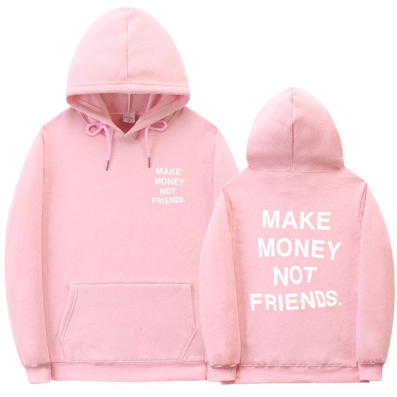 Letter printed Hoodie men&