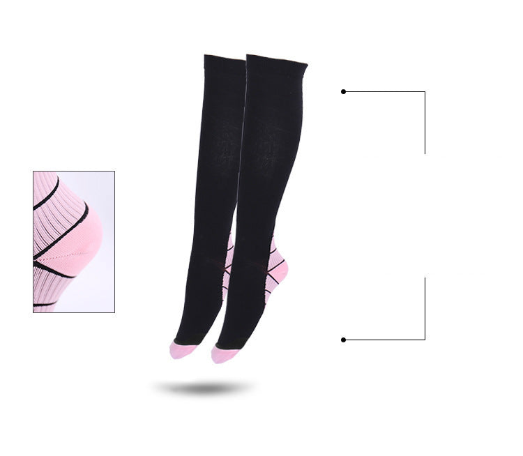 Unisex Men Professional Compression Socks Breathable Travel Activities Fit for Nurses Shin Splints Flight Travel Sports Sock Limorista