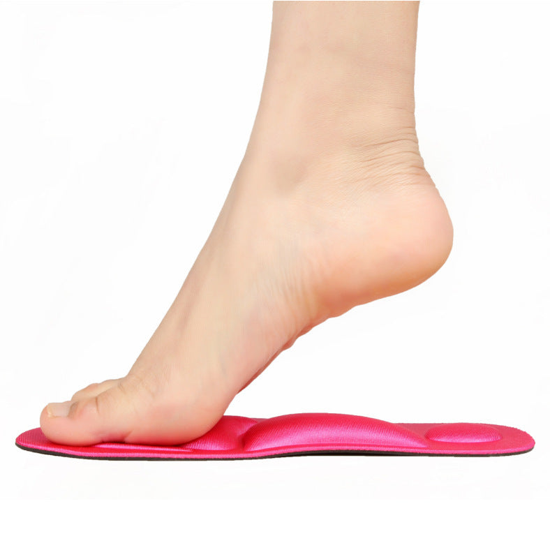 Soft Insole High Heel Shoe Pad Men Women 4D Sport Sponge Pain Relief Insert Cushion Pad Shoe Insoles 1Pair Limorista