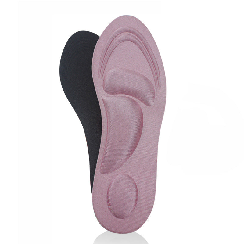 Soft Insole High Heel Shoe Pad Men Women 4D Sport Sponge Pain Relief Insert Cushion Pad Shoe Insoles 1Pair Limorista