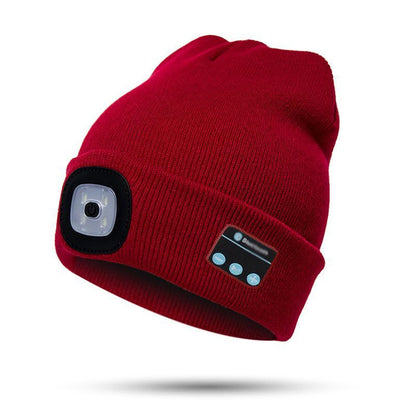 Bluetooth LED Hat Wireless Smart Headset Headphone Limorista