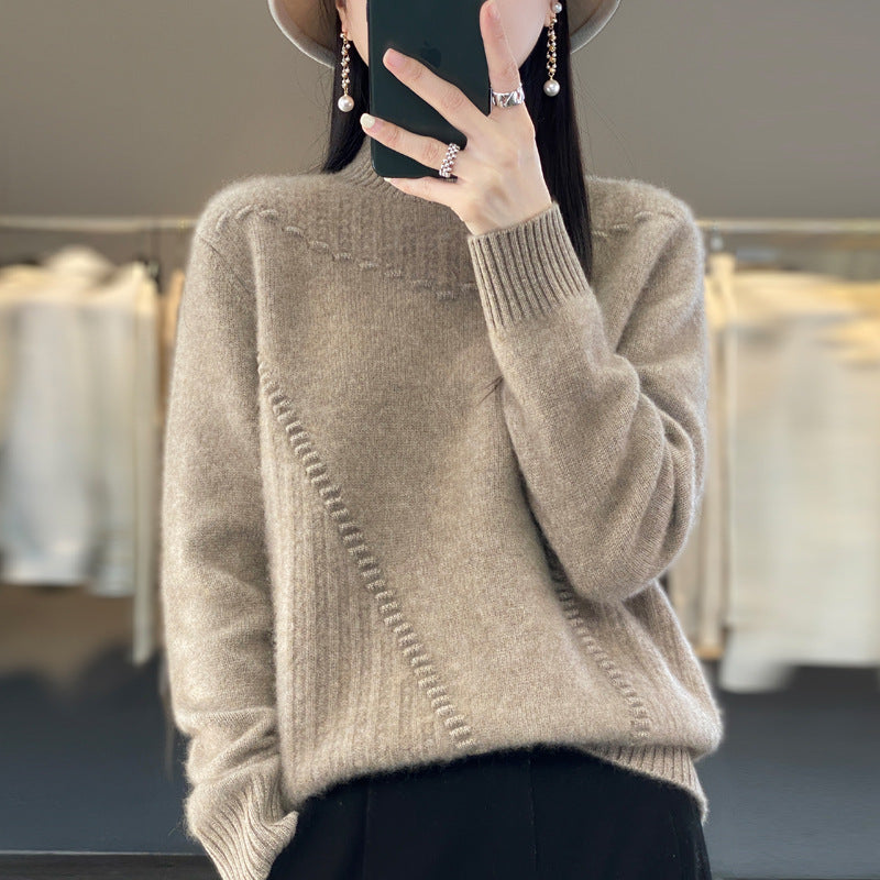 New Fashionable Knitted Wool Knitted Top Limorista