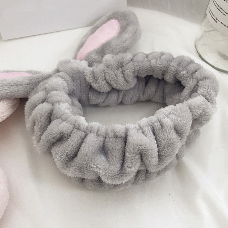 Rabbit Ear Washing Makeup Headband Limorista