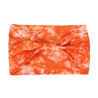 European And American New Tie-dye Sports Sweat-absorbent Hair Band Women&
