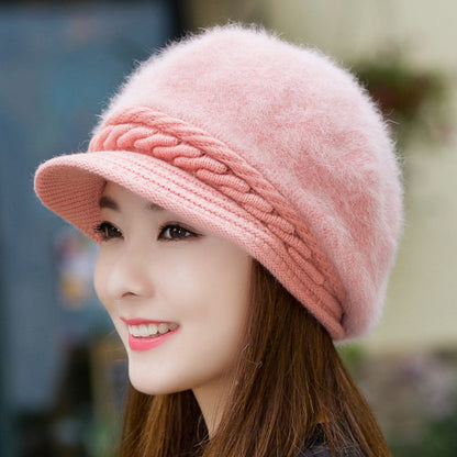Ladies winter knitted beret Limorista