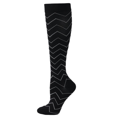Sports Compression Socks Pattern Stretch Stockings Limorista