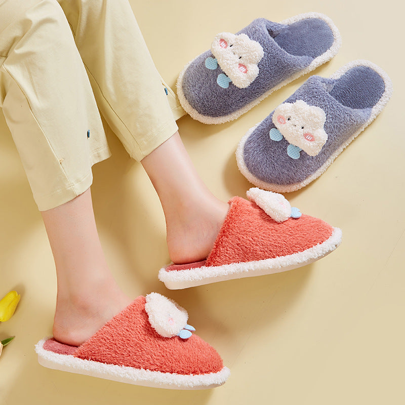 Clouds Couple Cotton Slippers Unisex Household Autumn And Winter Cartoon Limorista