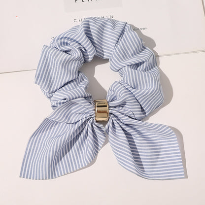 Chiffon Metal Buckle Large Intestine Ring Female OL Hair Accessories Limorista