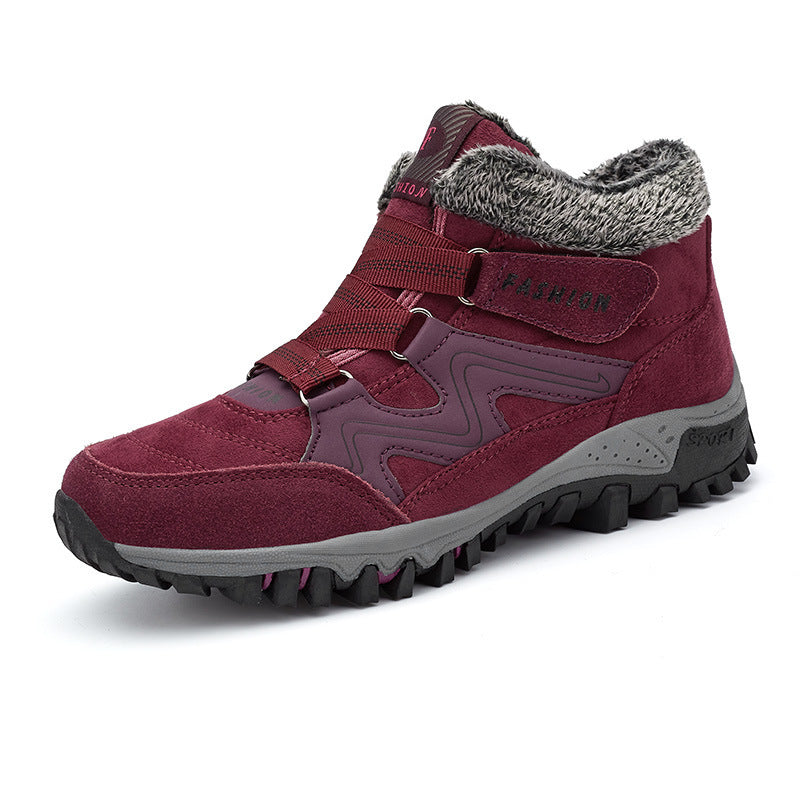 Winter warm and velvet thick couple shoes Limorista