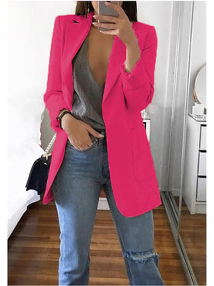 Long sleeve solid color cardigan Limorista
