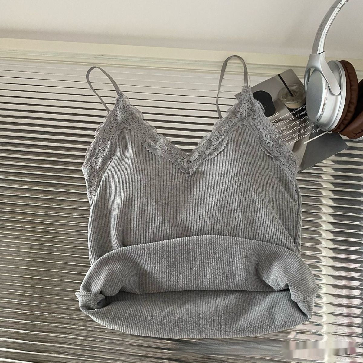 American Beauty Back Camisole Slim Fit Bottoming Top Limorista