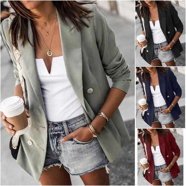 Button-down casual blazer Limorista