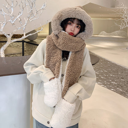 Bear ears scarf hat Limorista