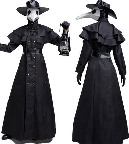 Halloween Dark Dungeon Hero Costume Crow Mouth Plague Doctor Costume Limorista