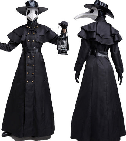 Halloween Dark Dungeon Hero Costume Crow Mouth Plague Doctor Costume Limorista