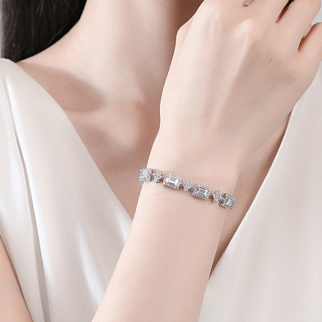 Adjustable Niche Normcore Bag Zircon Women&