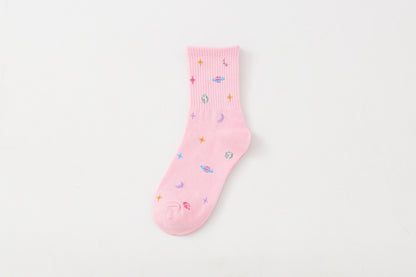 Cosmic starry female socks Limorista