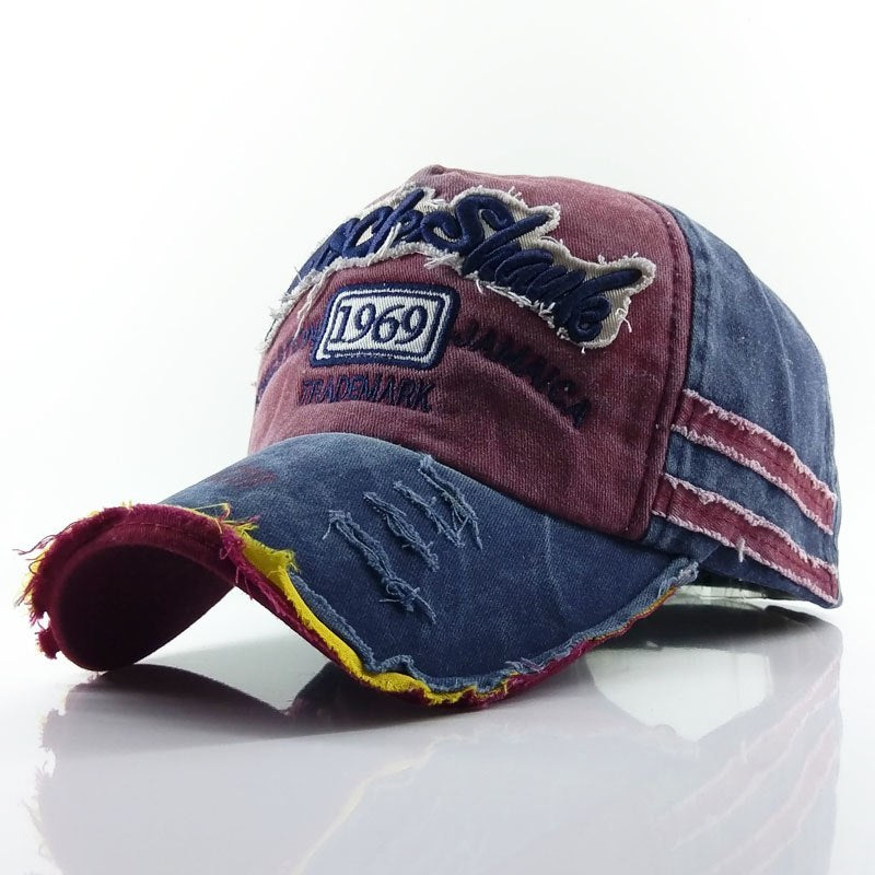 Old worn-out baseball cap 1969 letter hat Limorista