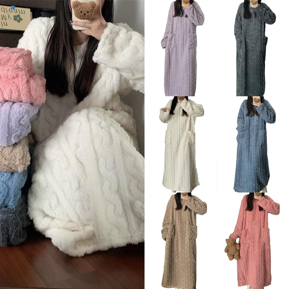 Winter Coral Fleece Sleepwear Women&