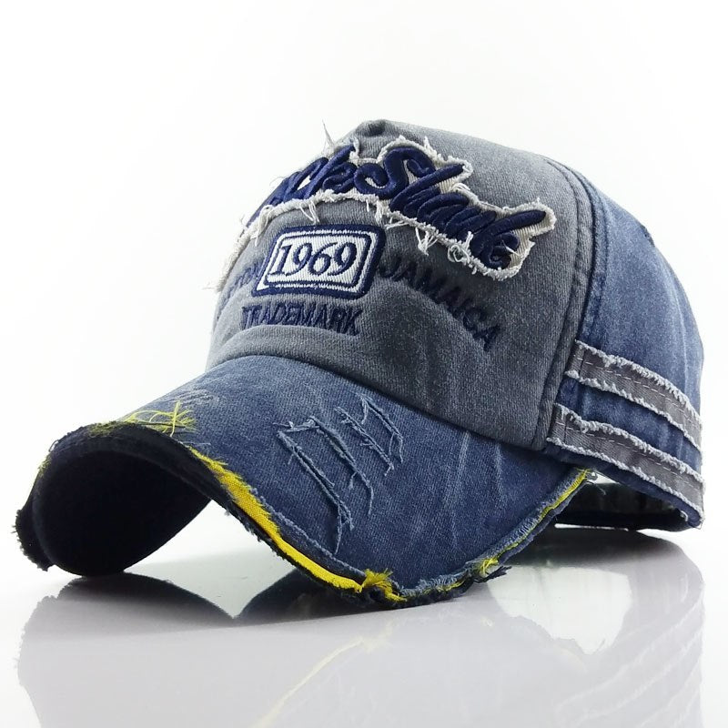 Old worn-out baseball cap 1969 letter hat Limorista