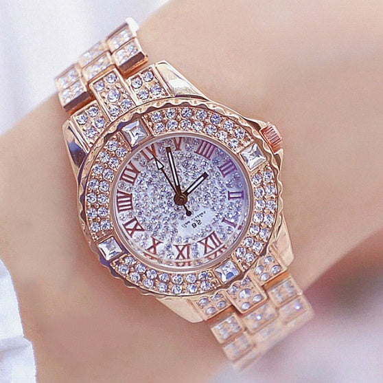Full diamond ladies quartz watch Limorista
