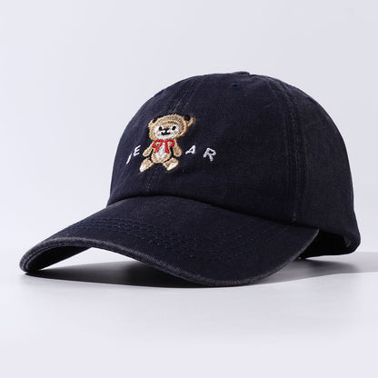 Women Cartoon Teddy Bear Embroidery Dad Hats Limorista