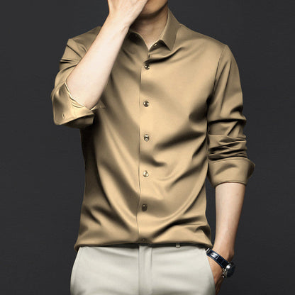 Business High-end Ice Silk Shirt Limorista