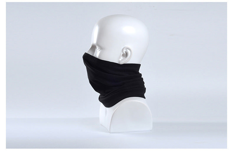 Ski half face cold winter warm hooded scarf Limorista