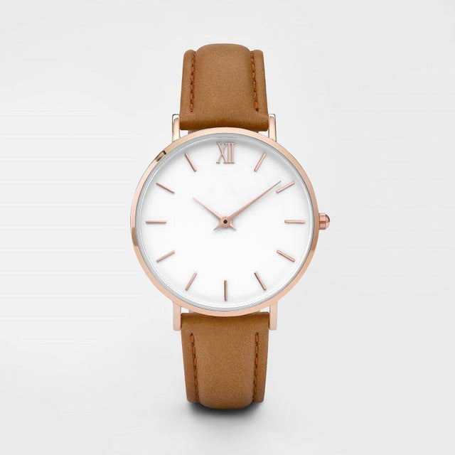 Fashion Women Watches Leather Quartz Watch for Ladies Clocks Limorista