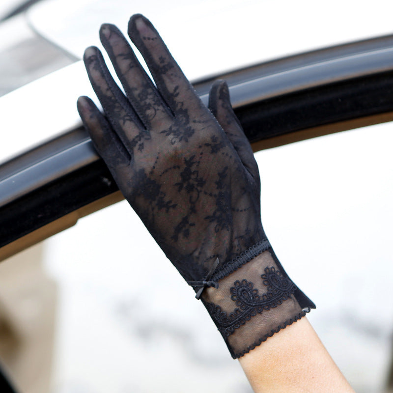 Gloves female UV protection ice silk gloves Limorista