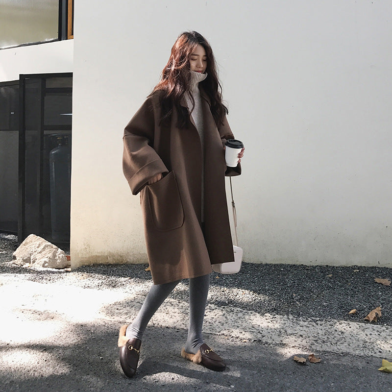 Long coat in woolen coat Limorista