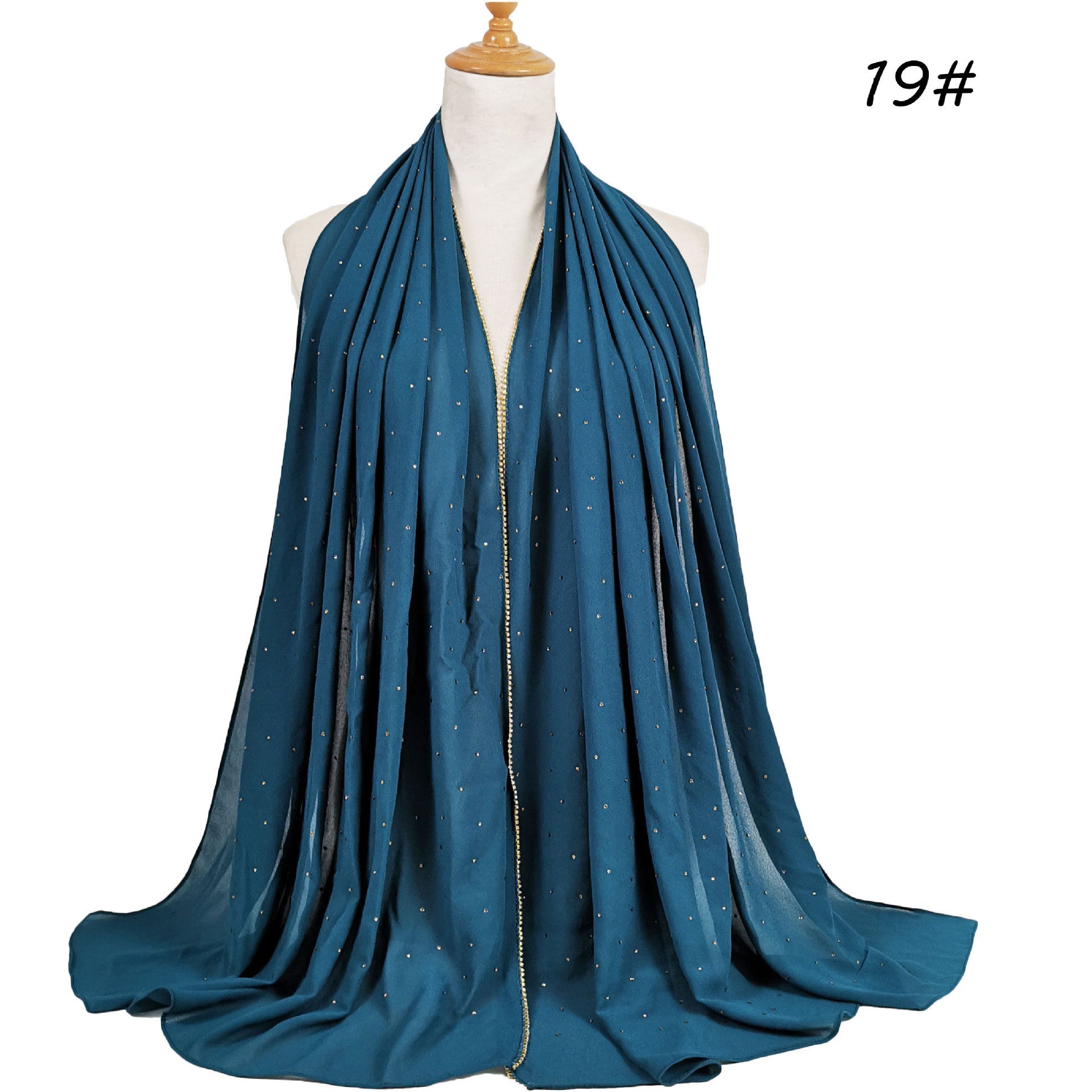 Chain Pearl Chiffon Hui Hood Limorista