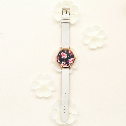 Lvpai Marke Frauen Armband Uhr Mode Rose Gold Blumen Leder Einfache Frauen Kleid Uhren Luxus Business Geschenk Uhr Uhr Limorista