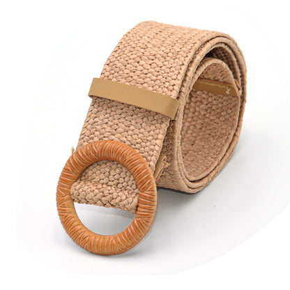 Bohemian Holiday Linen Woven Belt Limorista