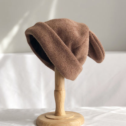 Knit Confinement Hat Warm Korean Cute Japanese Cold Hat Limorista