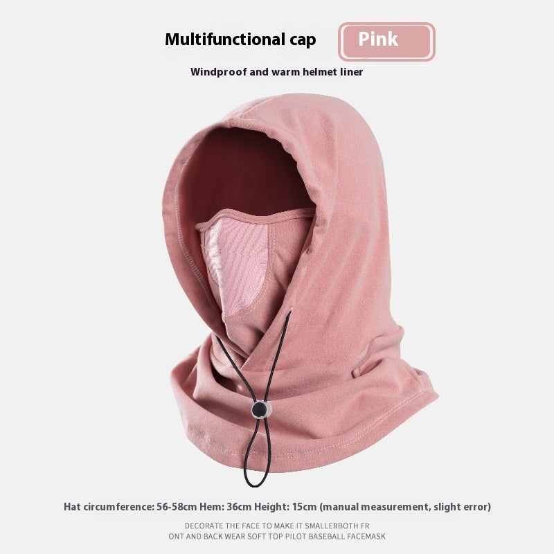 Winter Thermal Fleece Scarf Ski Face Mask Neck Warmer Hood Hat Windproof Cold Warm Riding Cap Sports Outdoor Limorista