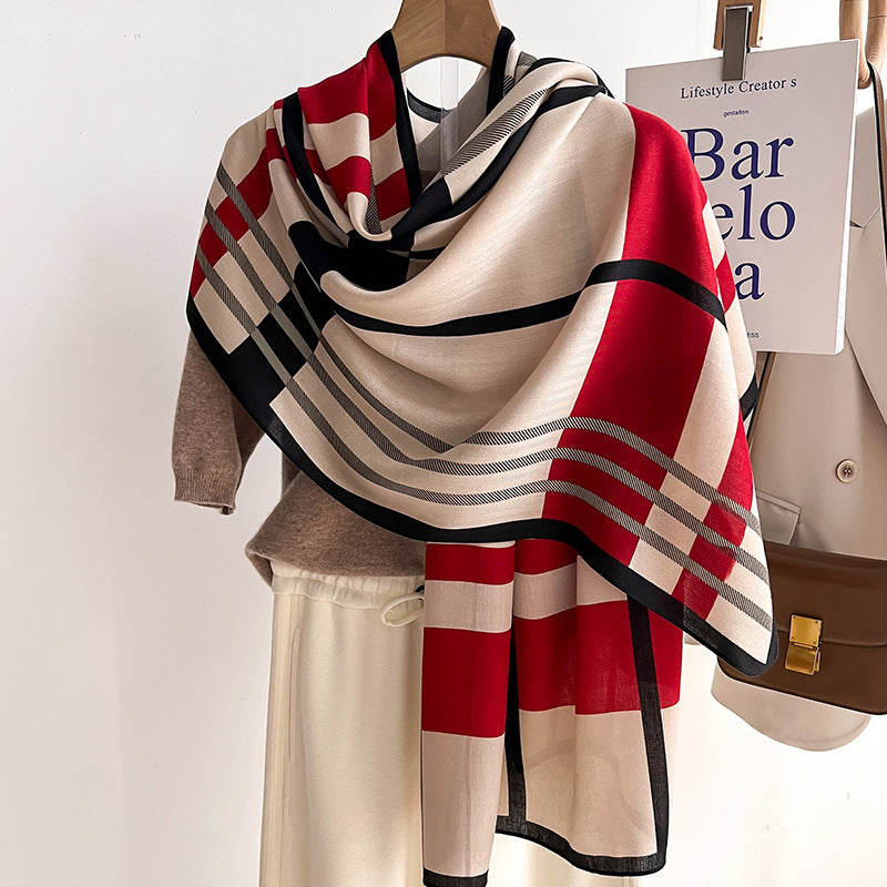 Autumn And Winter Scarf Scarf Warm Talma Limorista