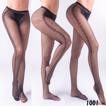 Vintage rose jacquard pantyhose Limorista