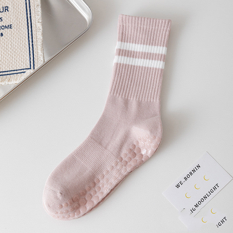 Indoor Anti Skid Wear Resistant Foot Guard Medium Tube Socks Limorista