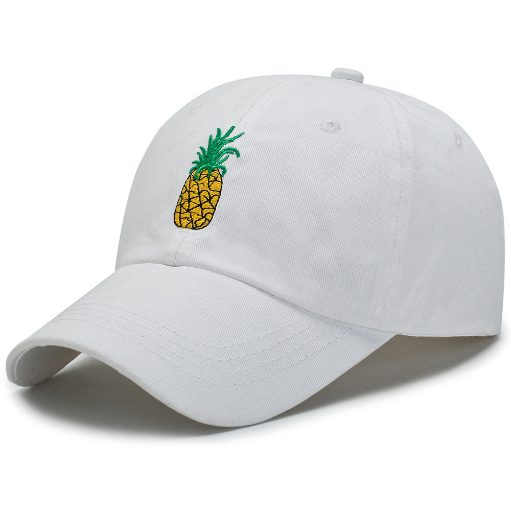 Fashion Unisex Pineapple Print Baseball Cap Snapback Adjustable Hip Hop Flat Hat Limorista