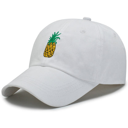 Fashion Unisex Pineapple Print Baseball Cap Snapback Adjustable Hip Hop Flat Hat Limorista