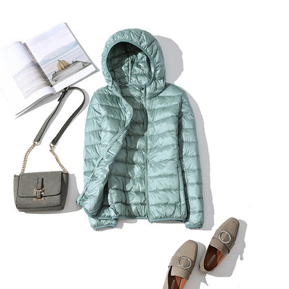 Lightweight Korean casual plus size short hooded jacket Limorista