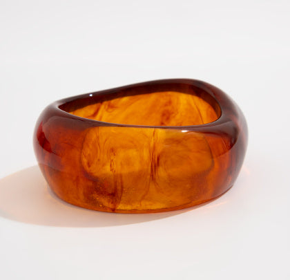 European And American Exaggerated Ins Style Translucent Color Wide Bracelet Limorista